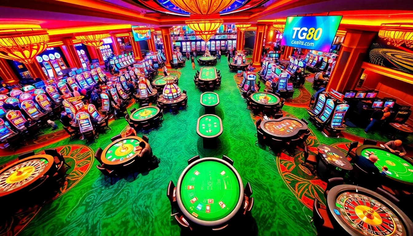 Experience the thrill of tg88 com with vibrant casino tables and exciting gaming action.