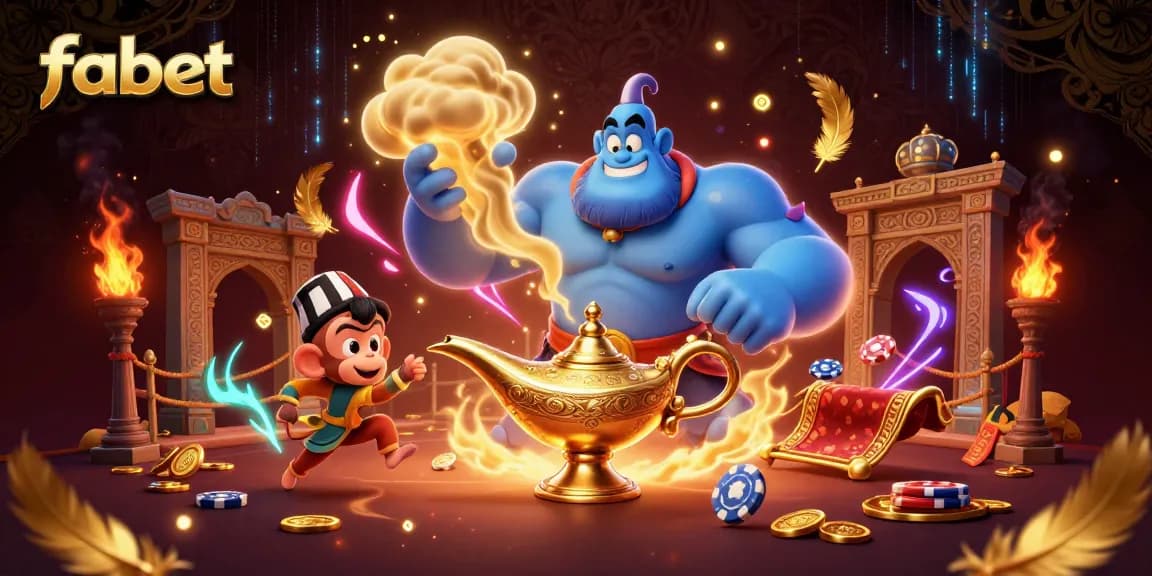 Engage in thrilling gameplay at fabet with dynamic casino elements, enchanting scenes, and vibrant colors.
