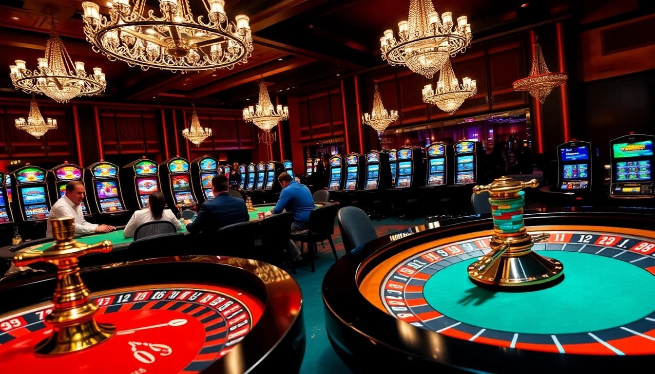 Experience high-stakes poker action at uu88vn.com with vibrant casino visuals.