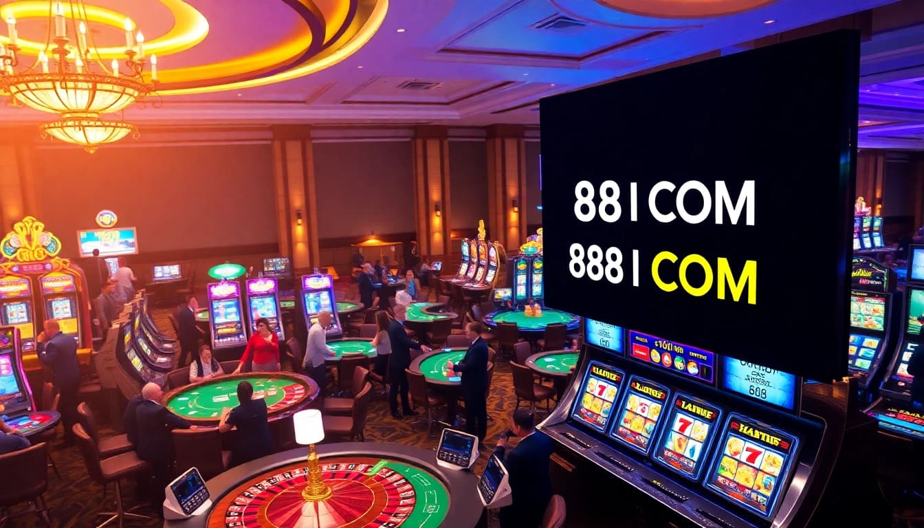 Engage in thrilling games at 88I COM while enjoying an immersive casino experience.