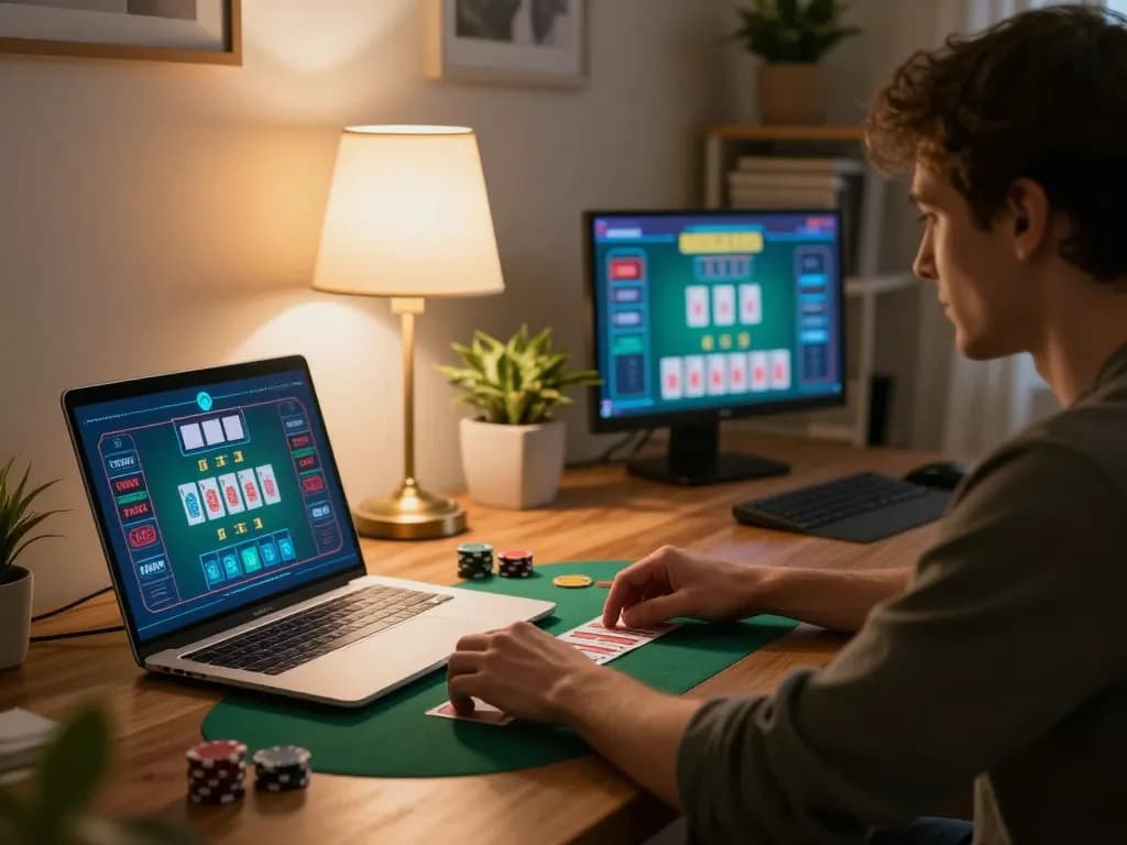Engaging in live dealer game on XX88, showcasing strategic online gambling action.