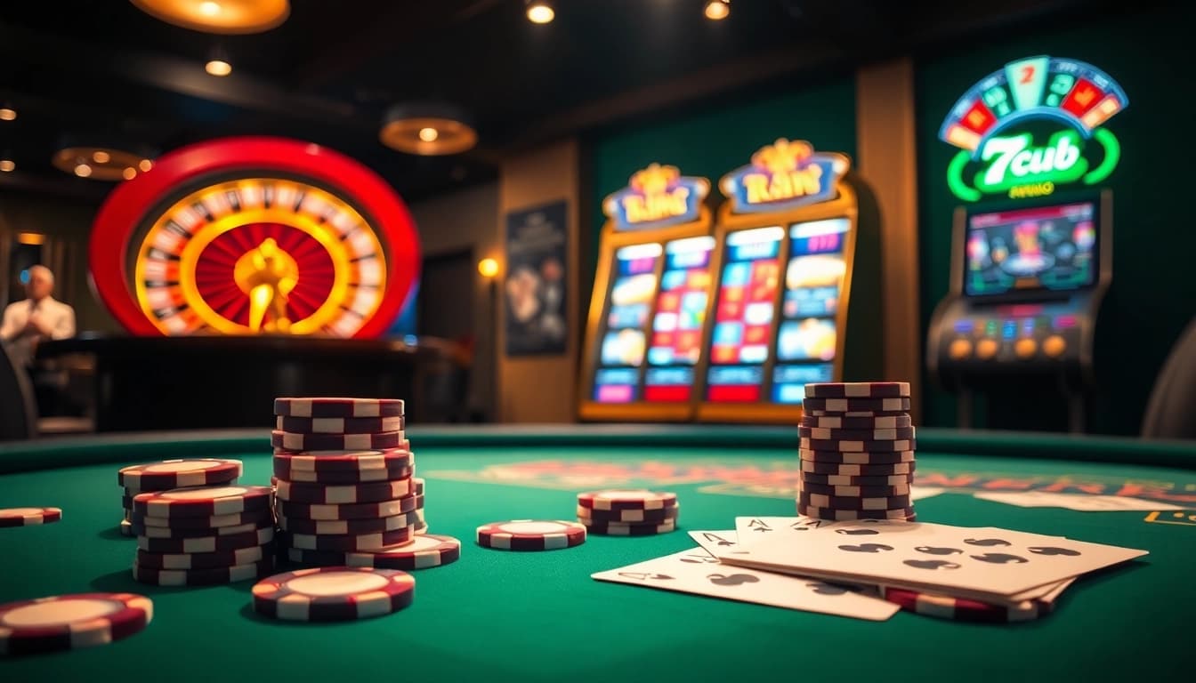 Experience thrilling gameplay at 789club with vibrant casino tables and engaging gaming action.