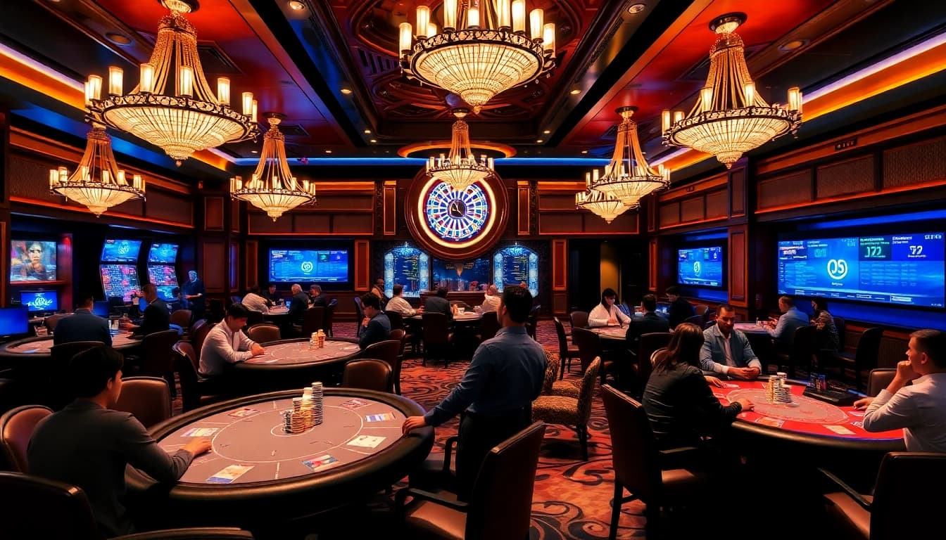 Experience thrilling gameplay at c168 com casino with vibrant tables and engaging players.