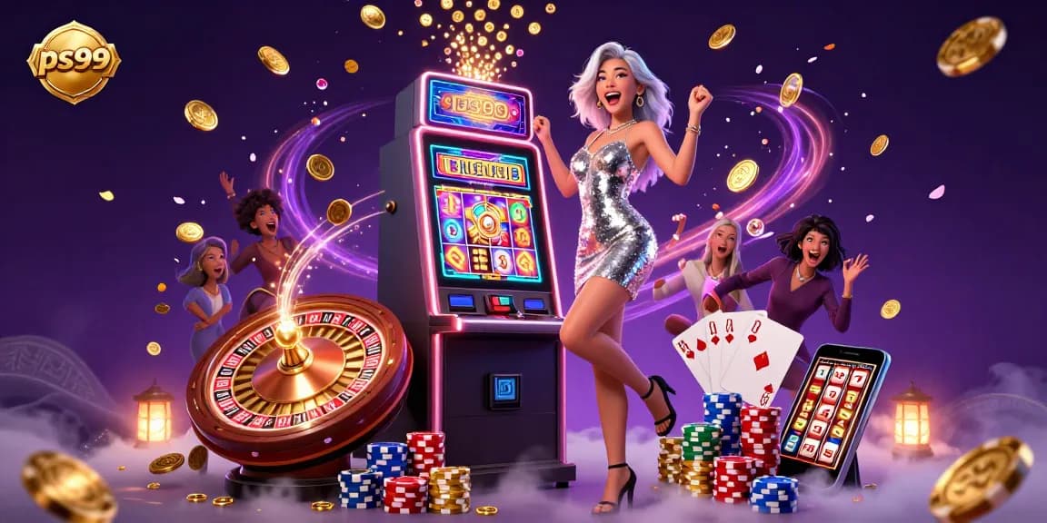 Play and win at ps99 with vibrant casino elements and dynamic slot machine excitement.