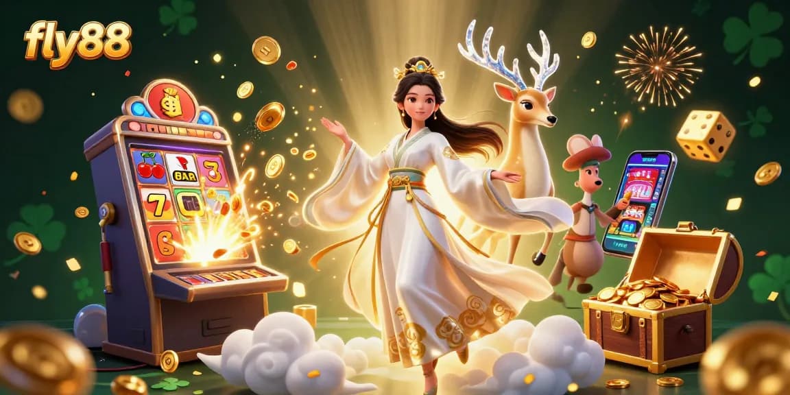 Experience the thrill of fly88 with stunning slot machines, cosmic visuals, and vibrant gameplay elements.