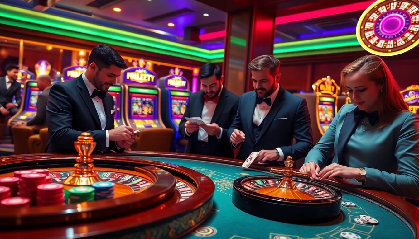 Experience the thrill of gambling at https://xx88.day/, showcasing an exciting casino scene with poker chips and roulette.