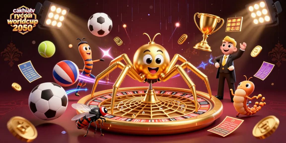 Experience cakhiatv trực tiếp worldcup 2050 with dynamic sports betting elements and lively characters.