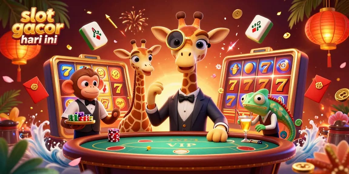 Experience exciting slot gacor hari ini action with our high-roller giraffe and vibrant casino elements.