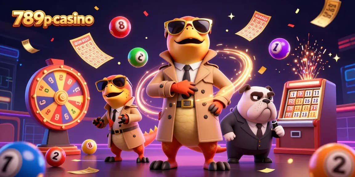 Experience excitement at 789p-casino with a dynamic illustration of raptors in a trench coat entering a VIP lounge.