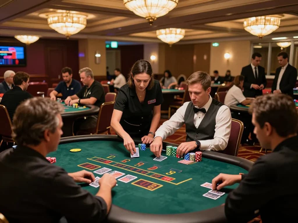 SC88 gaming excitement at a live dealer table with players strategizing their bets