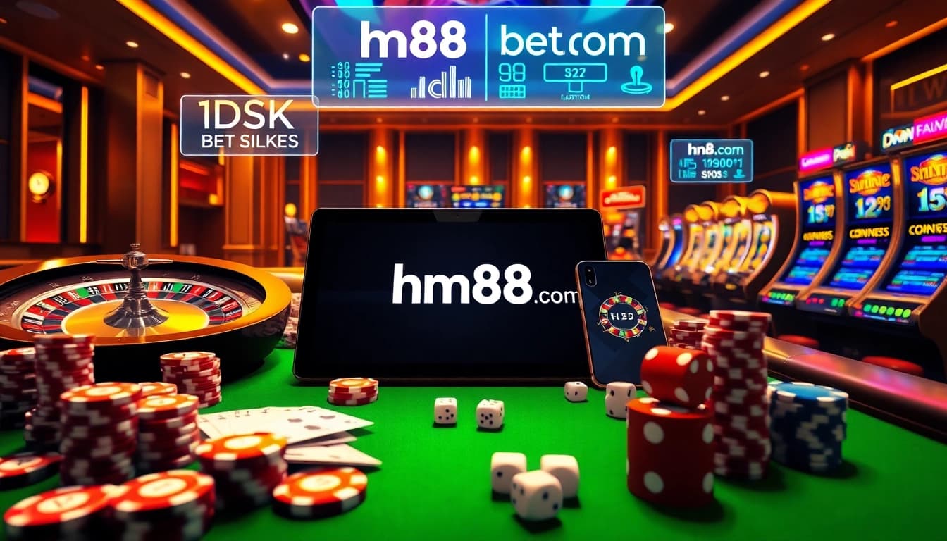 Playing live casino games with hm88.com’s professional betting platform and advanced odds system