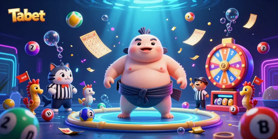 Engage in exciting lottery dynamics with Tabet's eye-catching underwater casino scene.