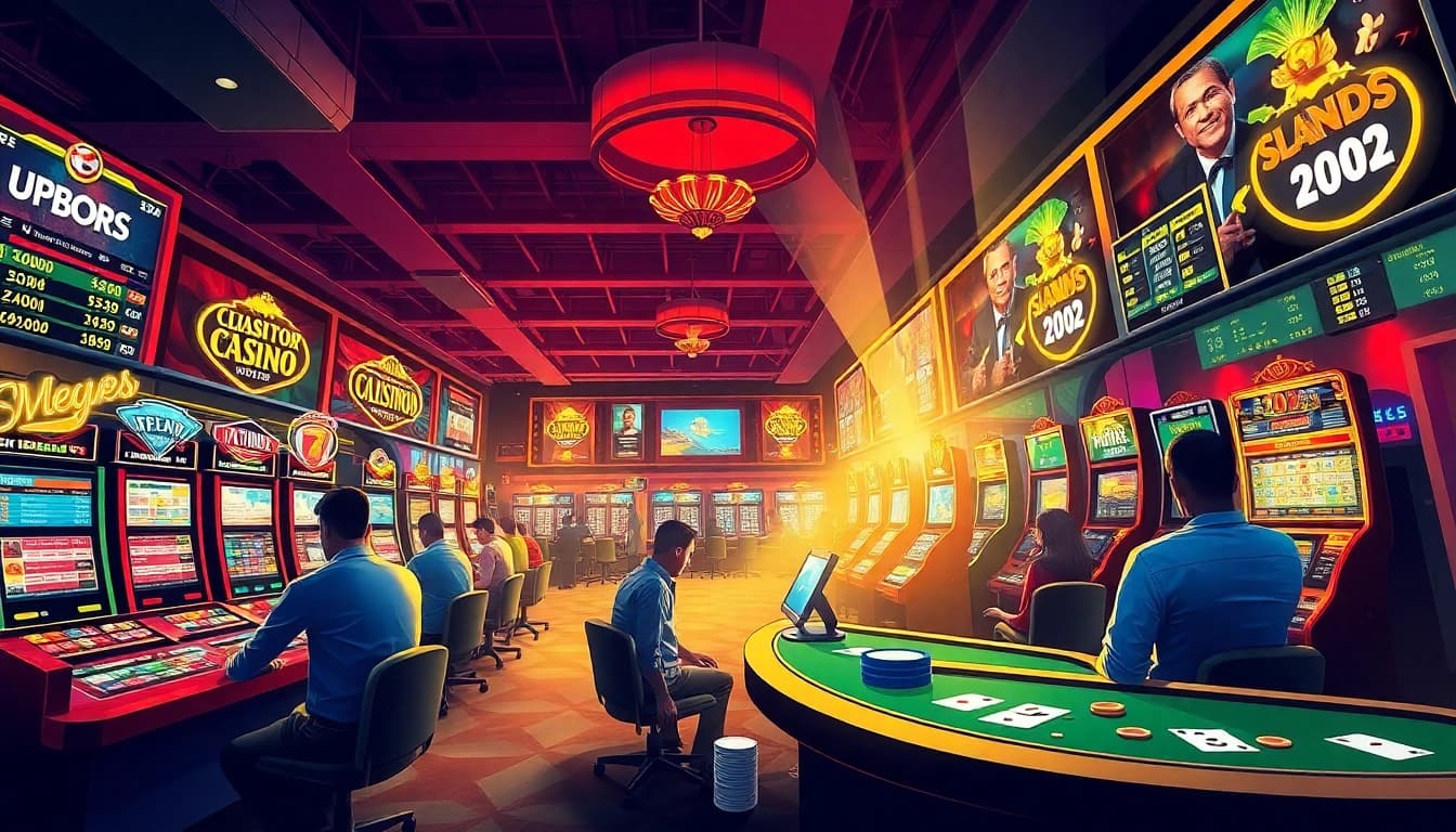 Man88 casino experience showcasing exciting games and vibrant atmosphere.