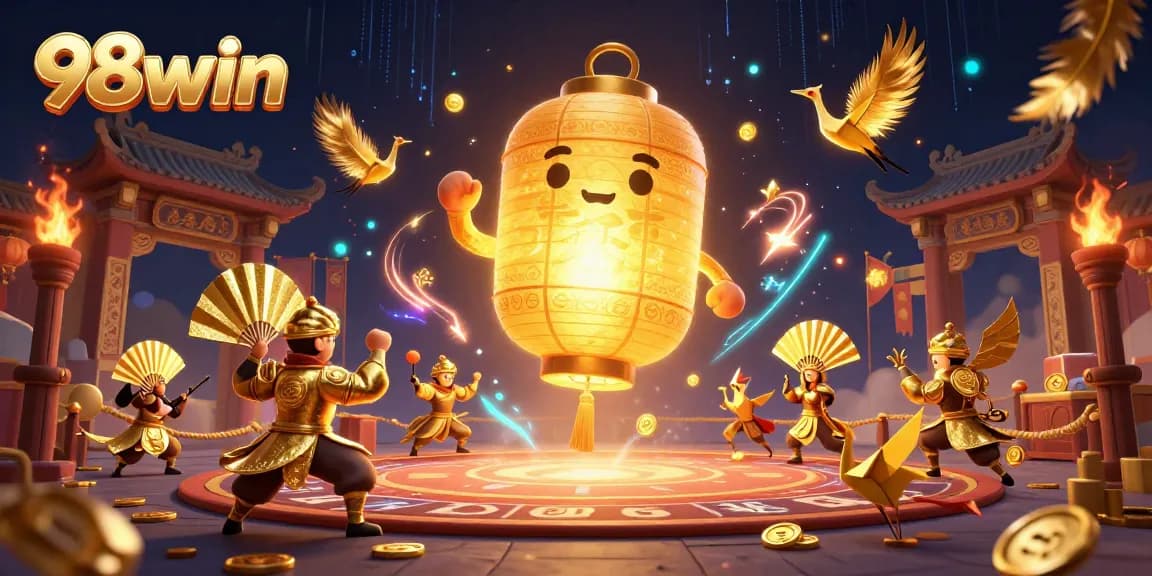 Experience thrilling gameplay at 98win, featuring enchanting spirits and dynamic casino elements.