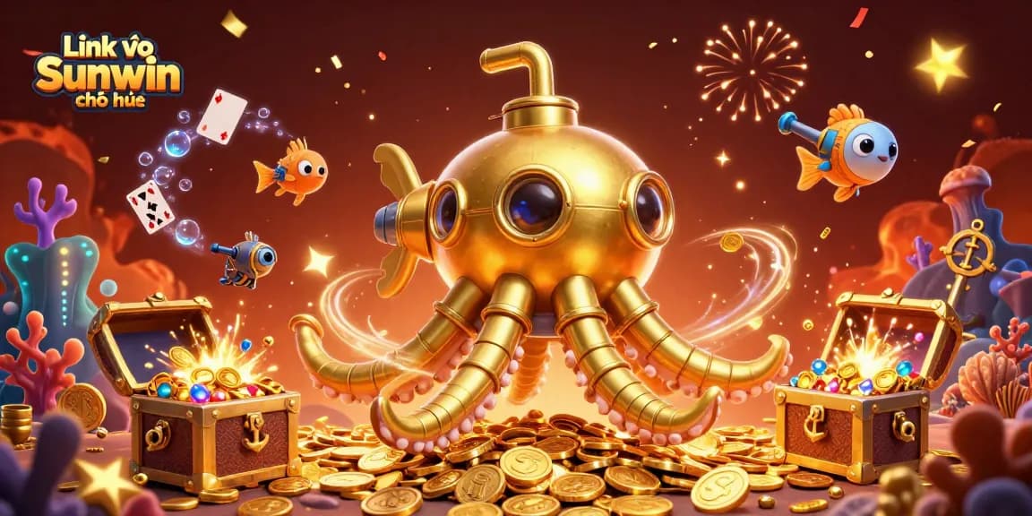 Play winning games with Link vào Sunwin chính thức in this vibrant 3D casino ocean scene.