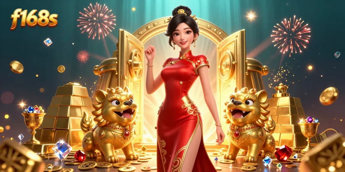 Experience the thrill of f168s with a glamorous casino scene featuring abundance and excitement.