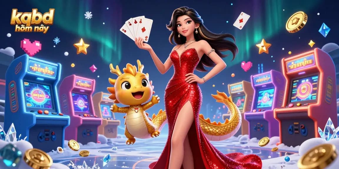 Engage with live sports betting at kqbd hôm nay, featuring exciting gaming visuals and vibrant characters.