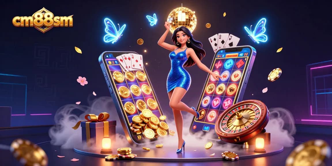 Engage with cm88sm's dynamic casino experience, showcasing vibrant games and thrilling graphics.