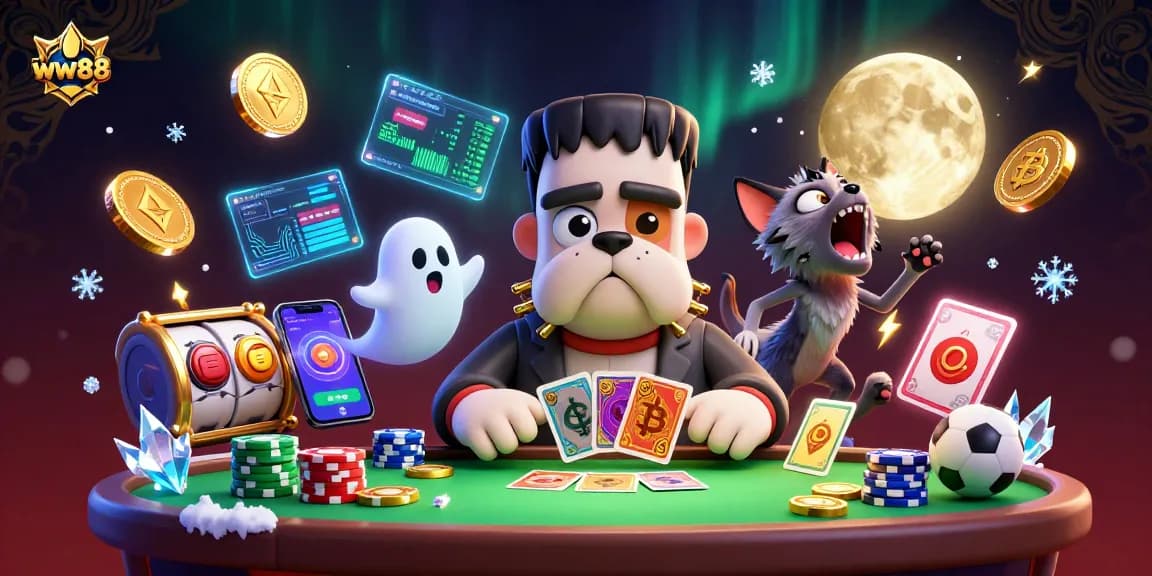 Join the thrilling gaming action at ww88 with unique characters at a vibrant casino!