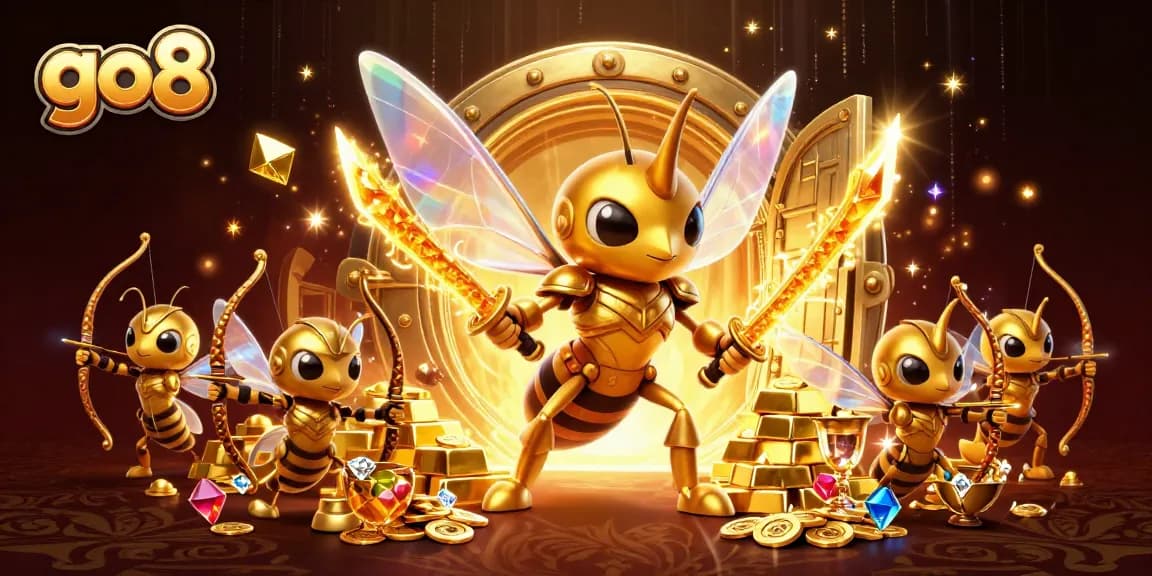 Engage with go8's exciting slot games featuring dynamic elements and dazzling gold treasures.