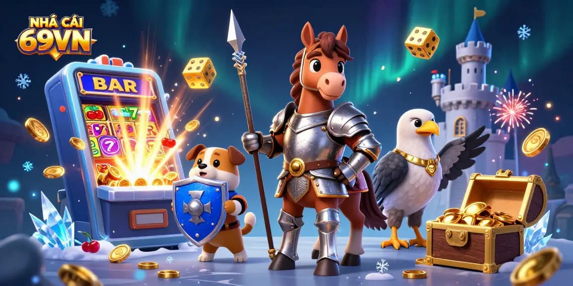 Experience thrilling action with NHÀ CÁI 69VN's dynamic game elements in an engaging casino environment.