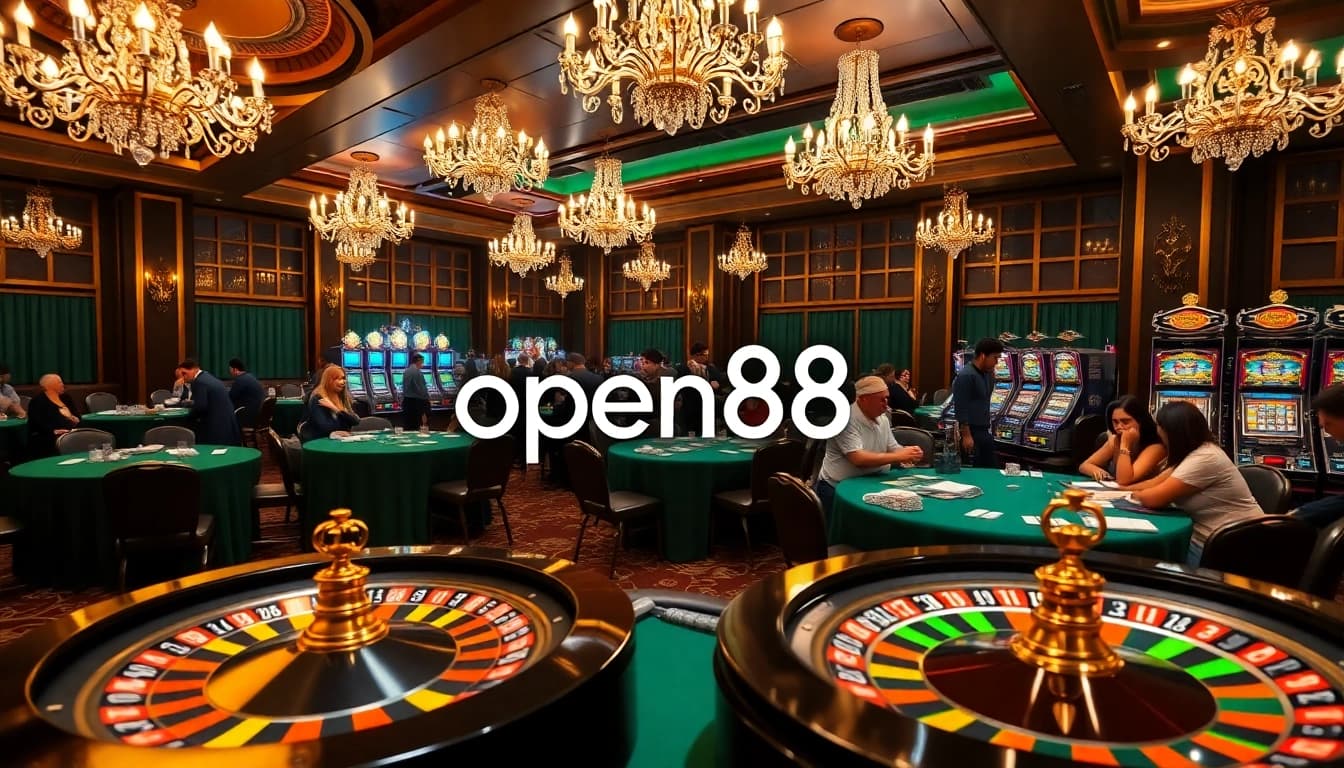 Experience the luxury of open88 casino with vibrant tables and thrilling gameplay.