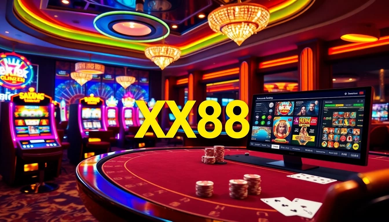Engage in thrilling online gaming at https://xx88.day/, showcasing vibrant casino elements and user-friendly design.