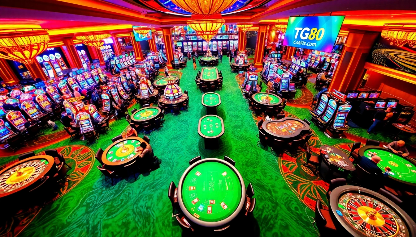 Experience the thrill of tg88 com with vibrant casino tables and exciting gaming action.