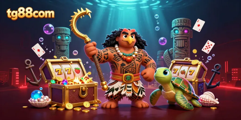 Experience thrilling slots at tg88com with vibrant characters and exciting treasure elements.