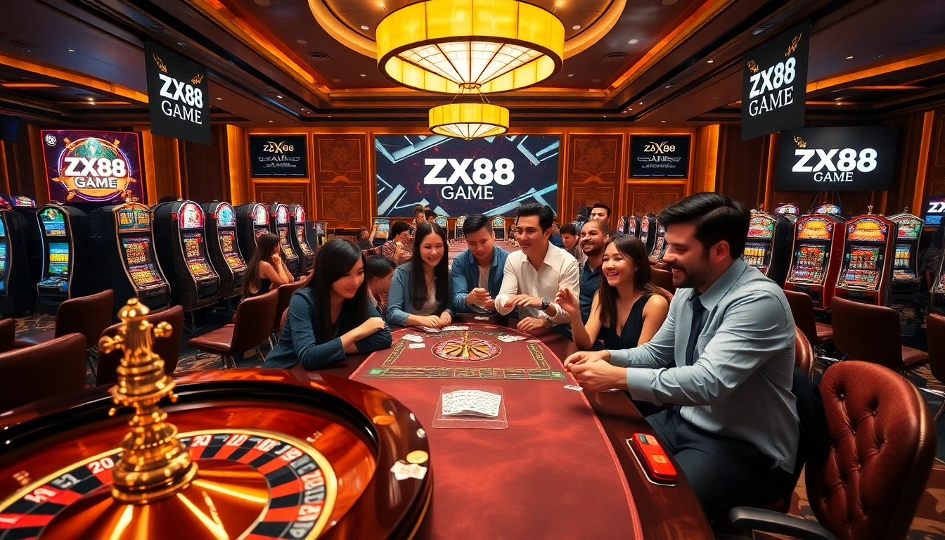Experience thrilling ZX88 GAME moments at a luxurious casino table.