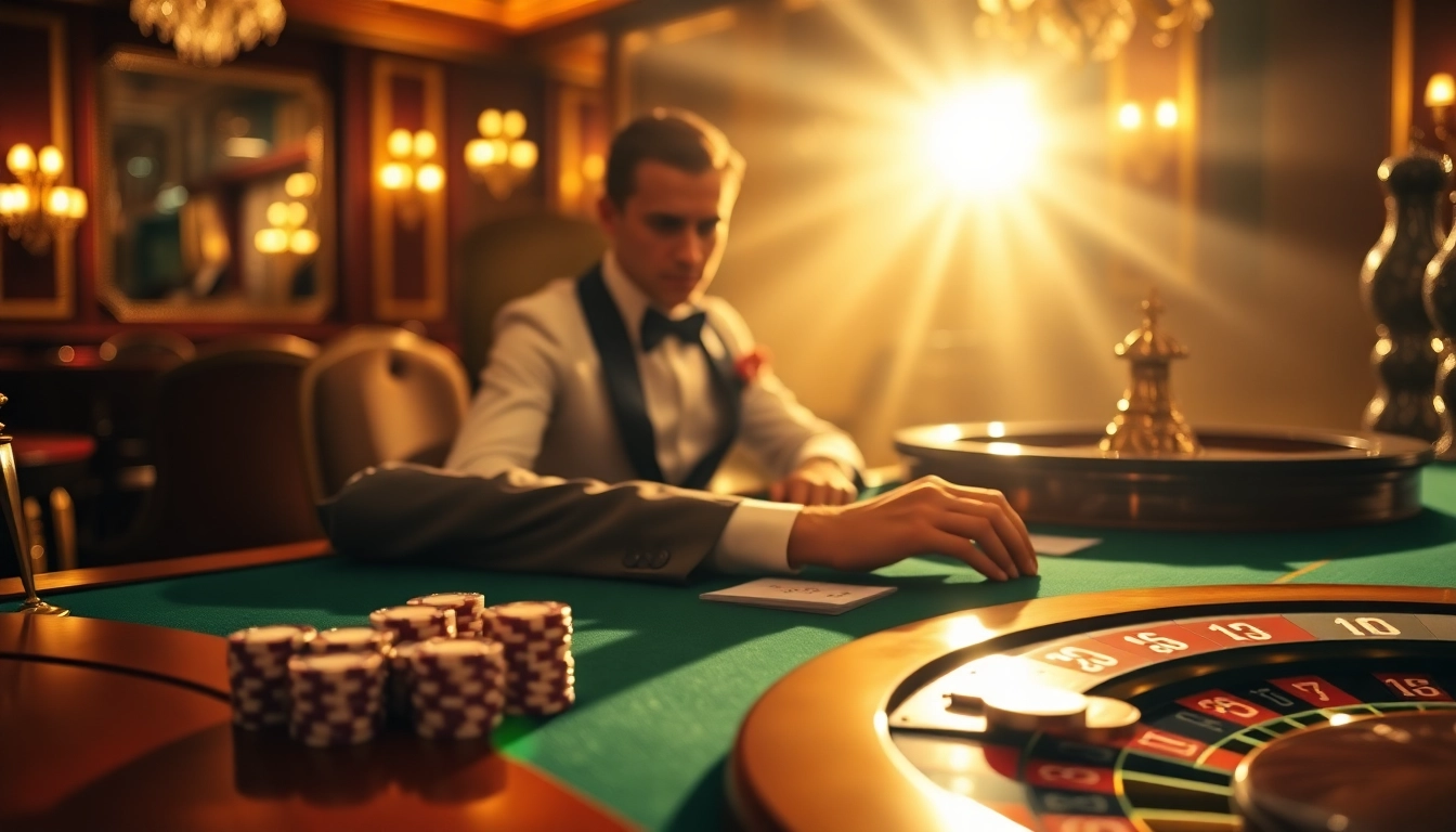 Experience the thrill of winning at sunwin with poker chips and cards on a stylish casino table.