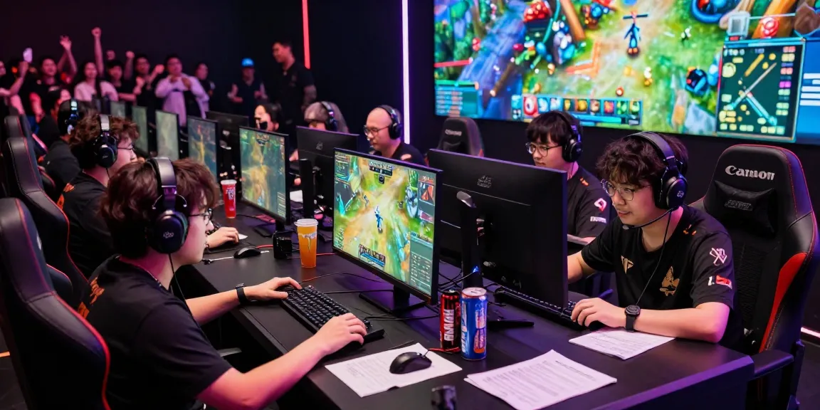 KOMBET168 gaming tournament scene with enthusiastic players and immersive esports atmosphere.