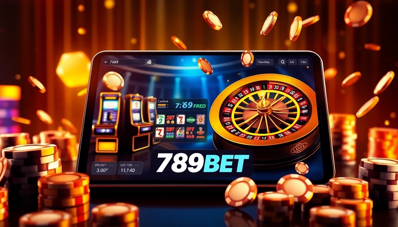 Experience the thrill of online gambling at 789BET with engaging slot machines and poker action.