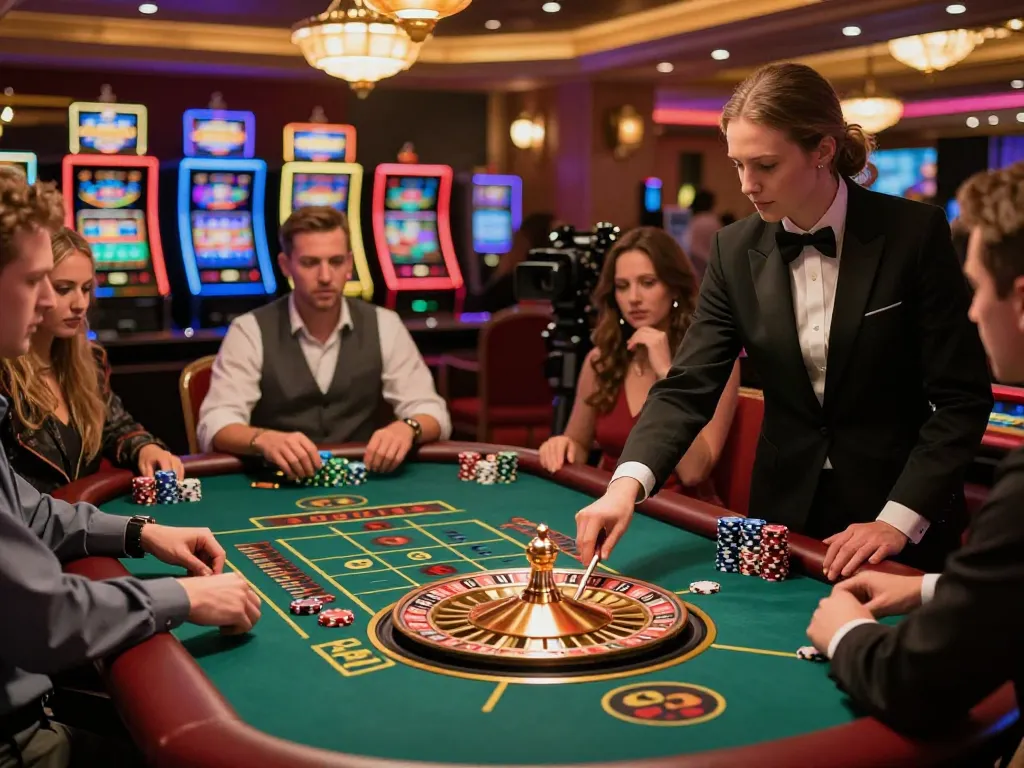 Watch players spin the roulette wheel at https://qtr88.com/ and experience the thrill of live betting.