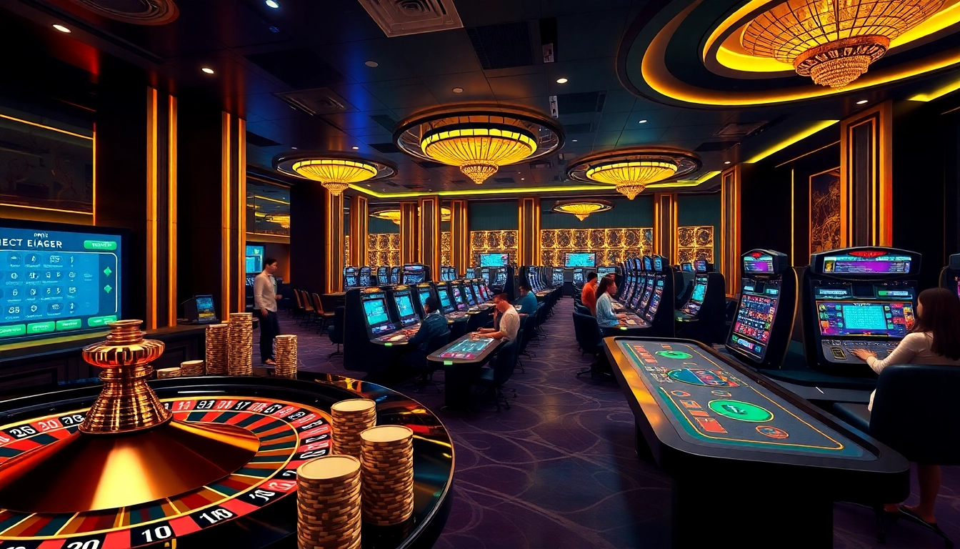 Gamble confidently at https://mm88.vin/ with vibrant casino visuals showcasing roulette and poker excitement.