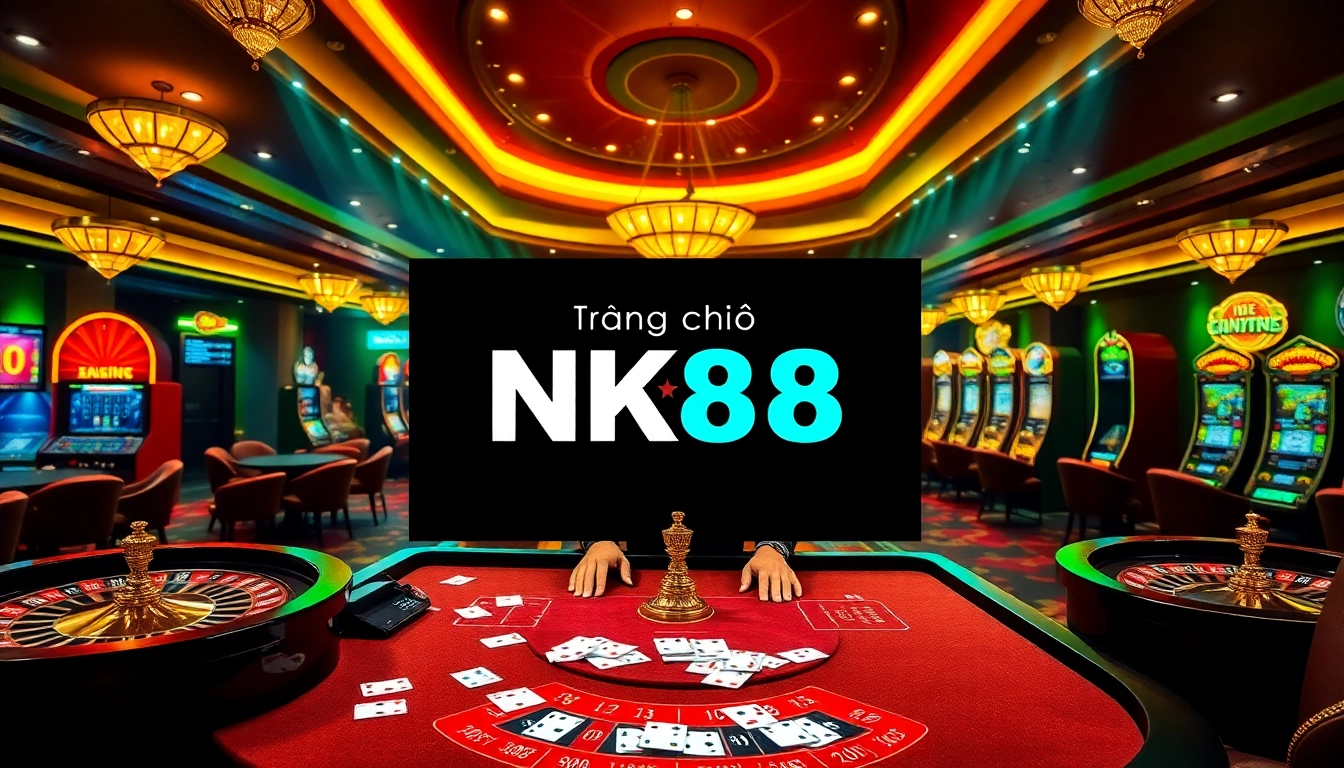 Experience the luxury of gaming at trang chủ NK88 with vibrant tables and exciting gameplay.