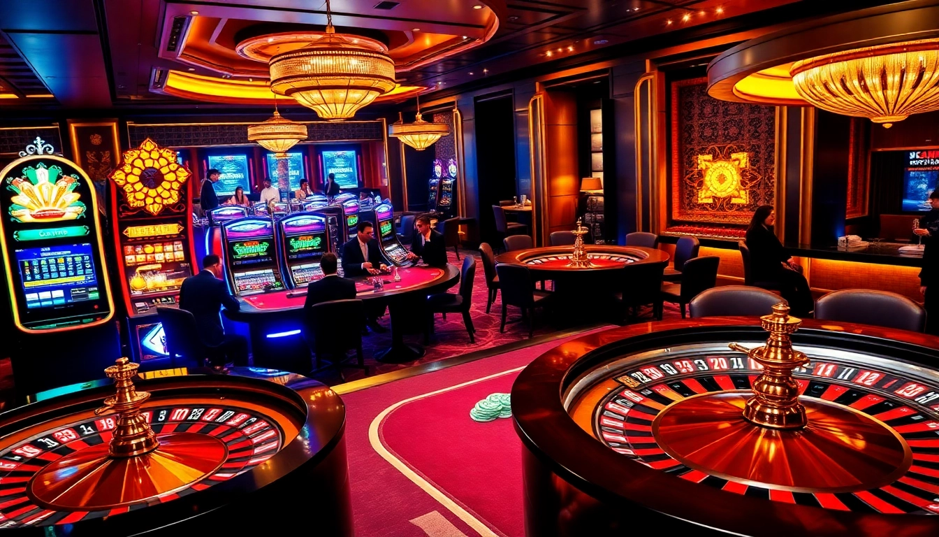 Bettors enjoying a lively poker game at a luxurious casino table on https://bem88.com.