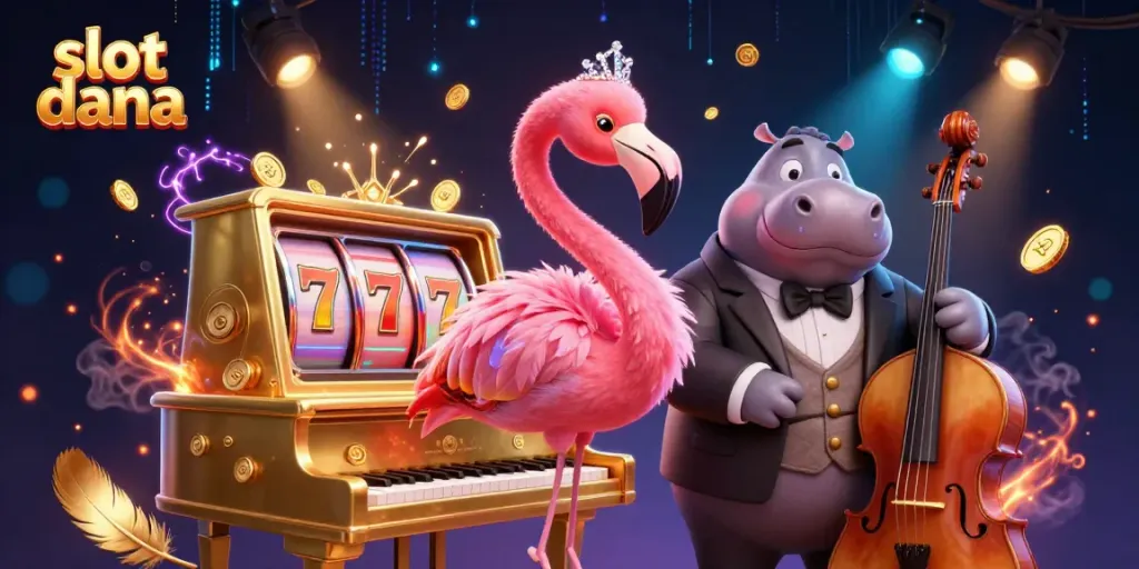 Engage with slot dana through animated casino elements, lively characters, and dynamic visuals.
