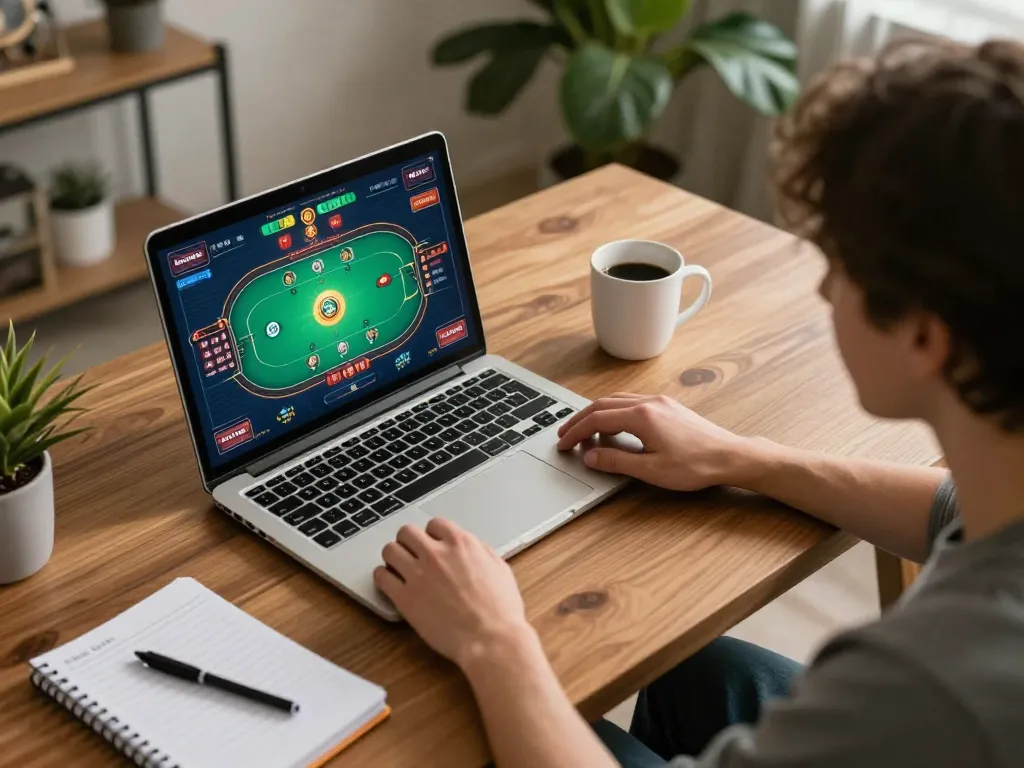 Enjoying online games at home using god55 gambling platform with engaging poker interface