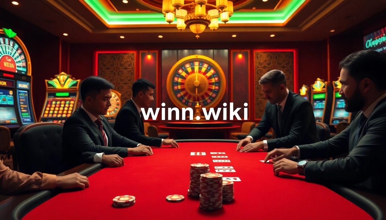 Enjoy a thrilling poker game at winvn.wiki with exquisite cards and vibrant casino ambiance.