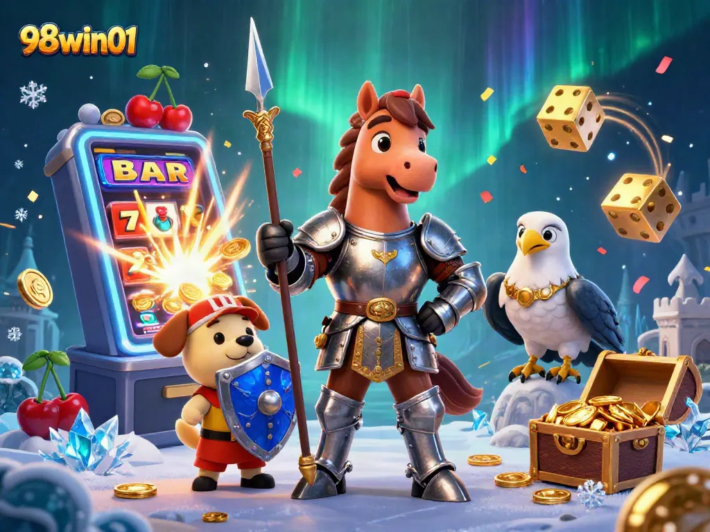 Experience thrilling gameplay at 98win01 with a jackpot explosion of coins and captivating characters.