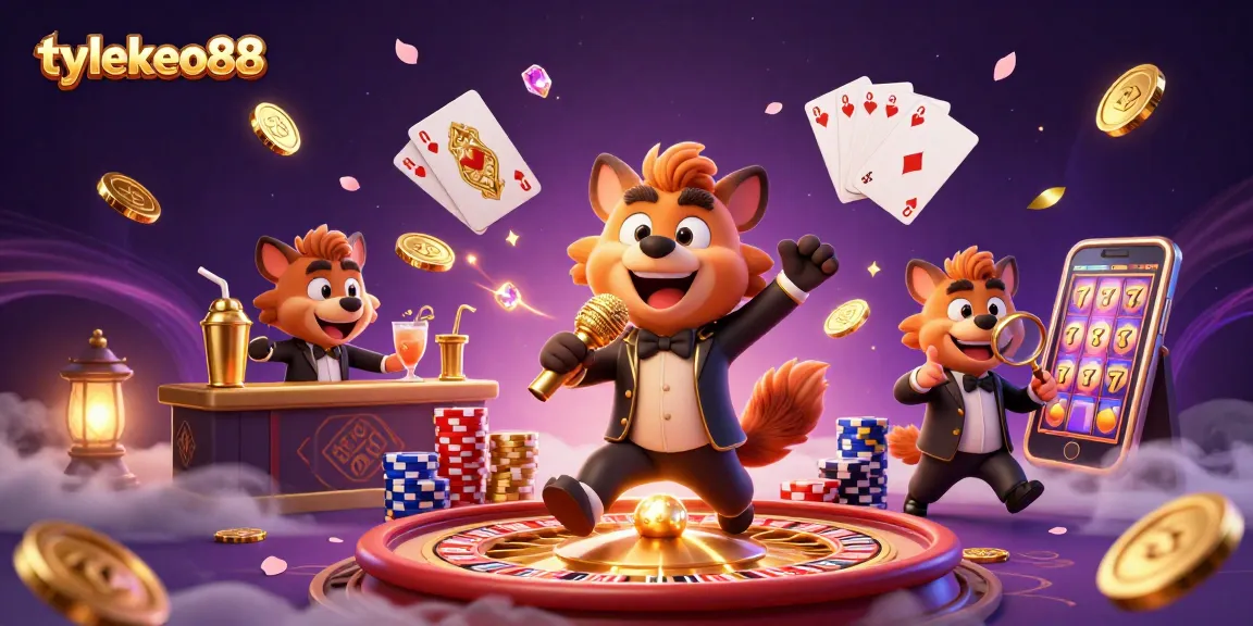 Experience thrilling entertainment with tylekeo88's immersive casino atmosphere featuring dynamic characters and vibrant gaming elements.