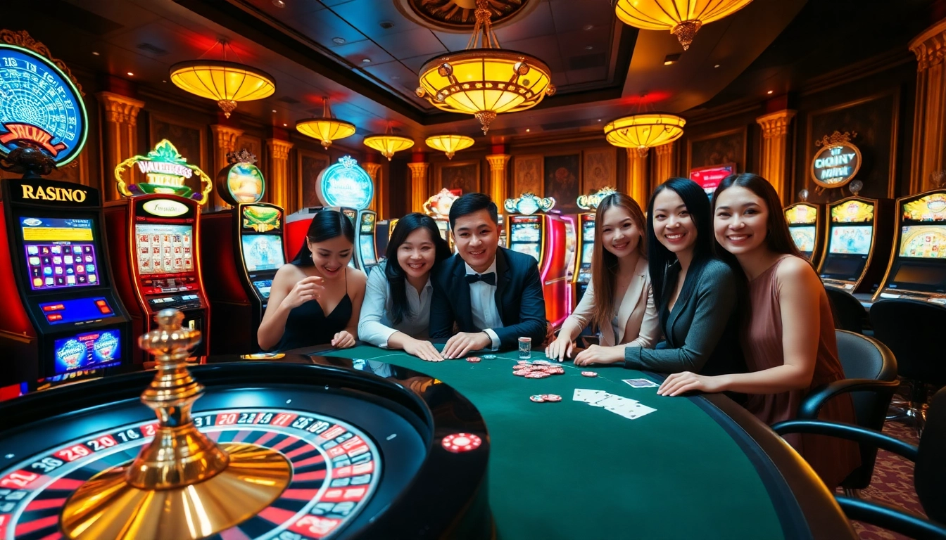 Experience the excitement at https://nohudoithuong.life/ with players enjoying vibrant casino games like slots and poker.