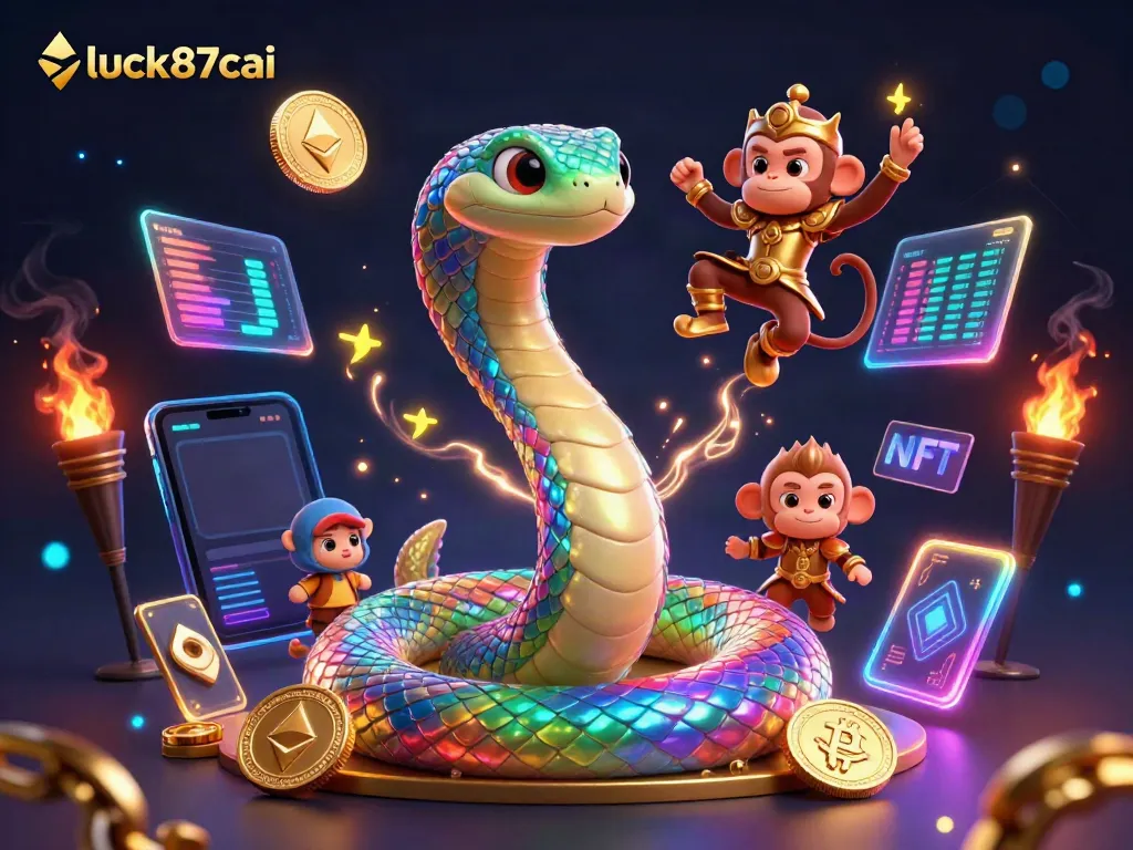 Experience excitement at luck87cai with a vibrant and magical casino-themed digital illustration.