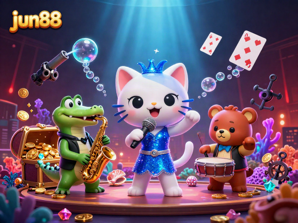 Experience thrilling action at jun88 casino with vibrant characters and dynamic game elements