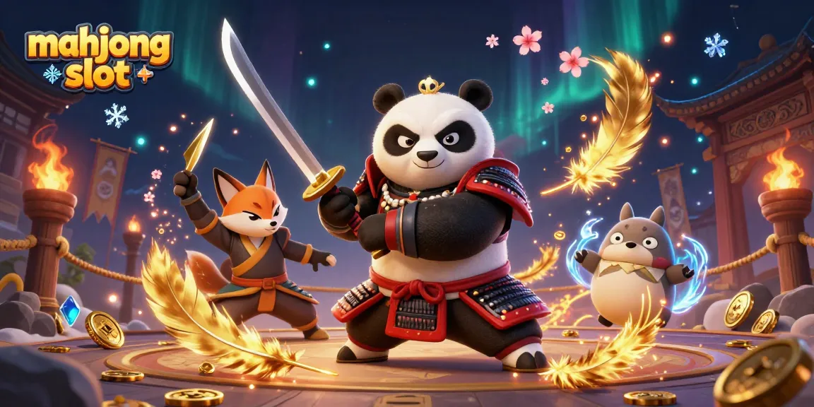 Experience thrilling mahjong slot action with vibrant characters in a magical setting.