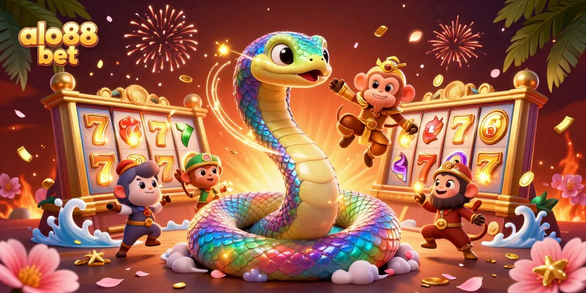 Experience thrilling action with alo88 bet in a vibrant casino-themed illustration featuring lucky symbols.