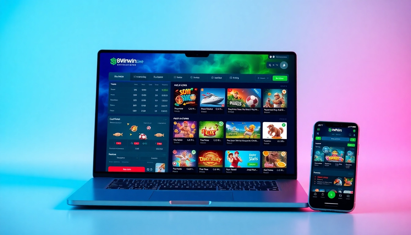 Engaging gaming interface of 98winwin.live showcasing diverse betting options.