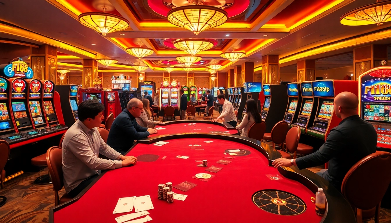 Experience the thrill of f168 vip with high-stakes games in a luxurious casino setting.
