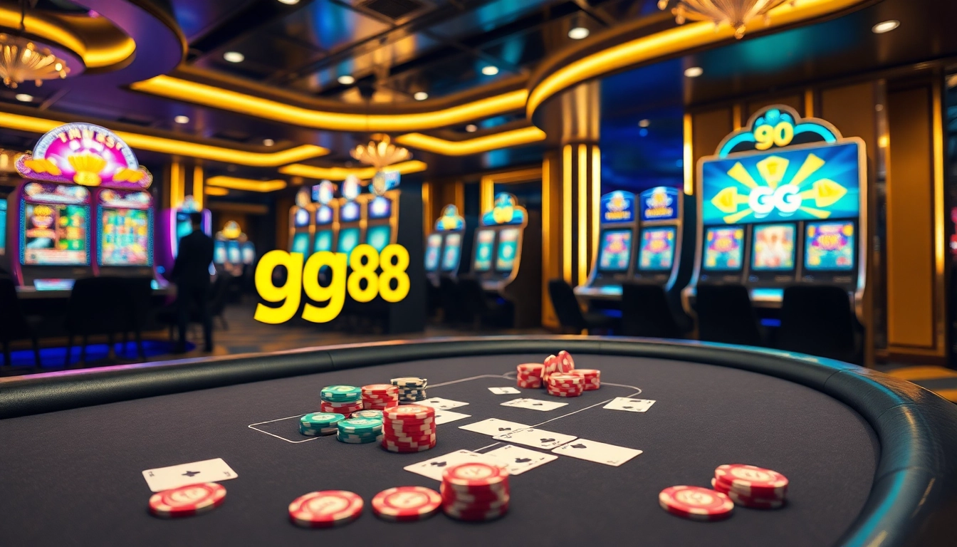 Gambler enjoying a thrilling game at gg 88's modern online casino interface.